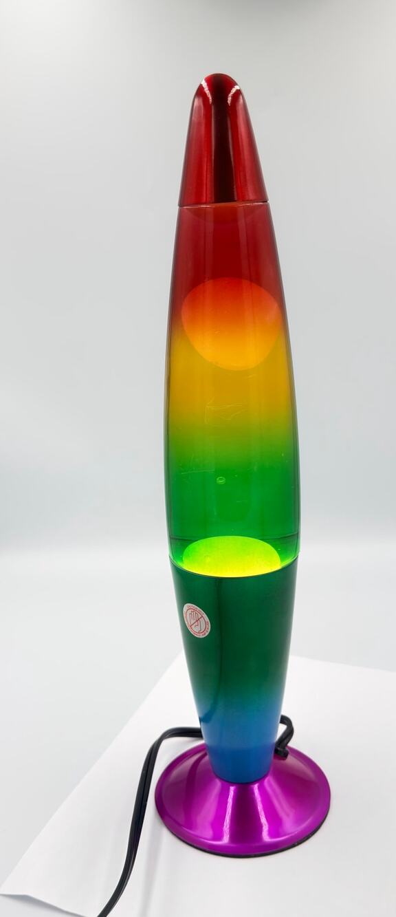The Original Lava Lamp Motion & Glitter Rainbow 16" Decor Lamp